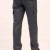 pantalón de trabajo elástico slim multibolsillos gris profesional