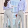 Pantalón laboral unisex COLOR gris transpirable y ligero para trabajo, cómodo y resistente