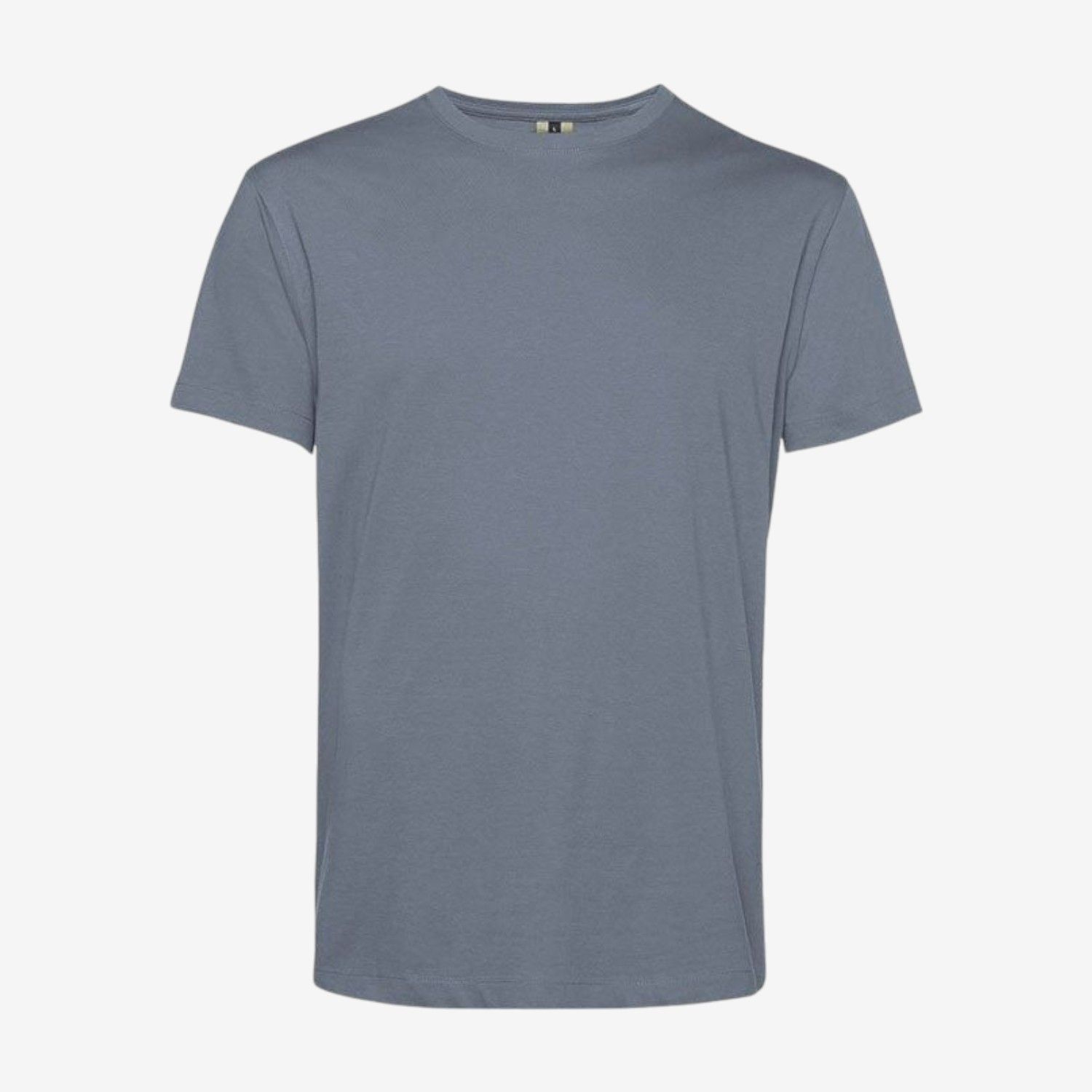 Camiseta manga corta de algodón con cuello redondo
