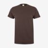 Camiseta manga corta de algodón con cuello redondo