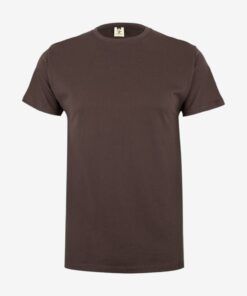 Camiseta manga corta de algodón con cuello redondo