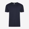 Camiseta manga corta de algodón con cuello redondo