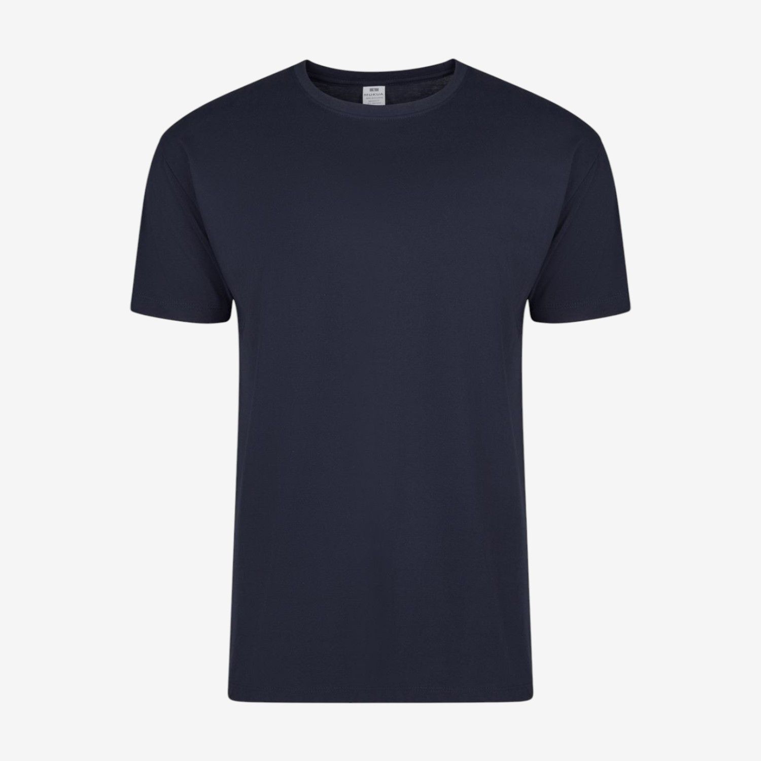 Camiseta manga corta de algodón con cuello redondo