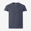 Camiseta manga corta de algodón con cuello redondo