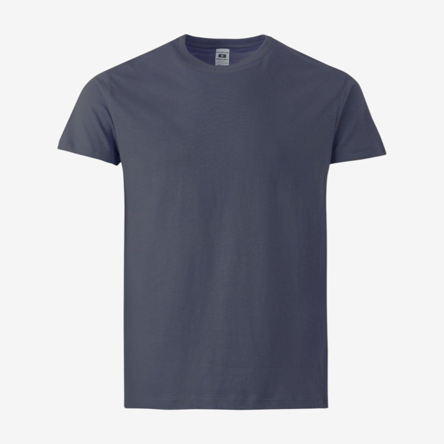 Camiseta manga corta de algodón con cuello redondo