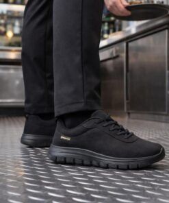 zapatilla trabajo waterproof negra antideslizante ligera comoda workflex