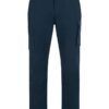 Hombre con pantalón de trabajo azul navy Velilla Arrow 4-Xtreme slim fit elástico en entorno profesional