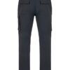 Pantalón de trabajo gris Velilla Arrow 4-Xtreme slim fit elástico en entorno profesional