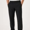 Pantalón microfibra corte recto negro unisex transpirable uniforme profesional