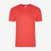 Camiseta manga corta de algodón con cuello redondo