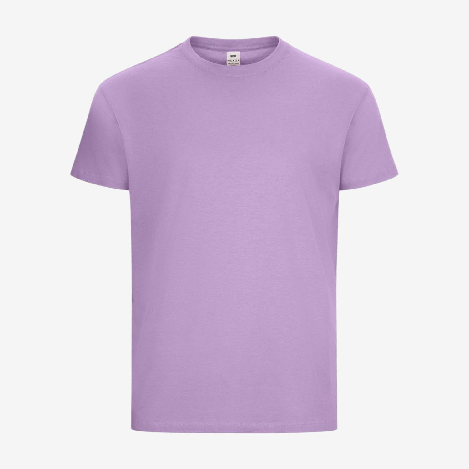 Camiseta manga corta de algodón con cuello redondo