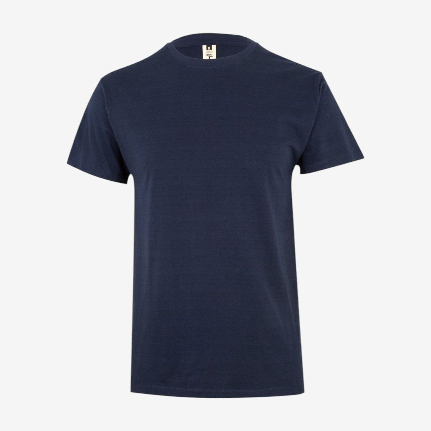 Camiseta manga corta de algodón con cuello redondo