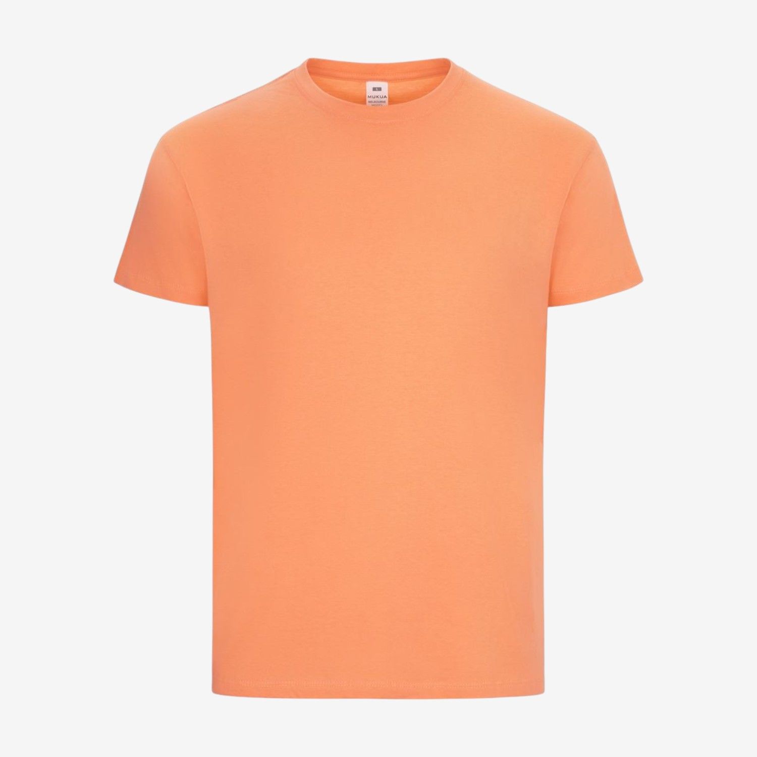 Camiseta manga corta de algodón con cuello redondo