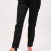 Pantalón de trabajo mujer negro elástico elegante cómodo uniforme profesional