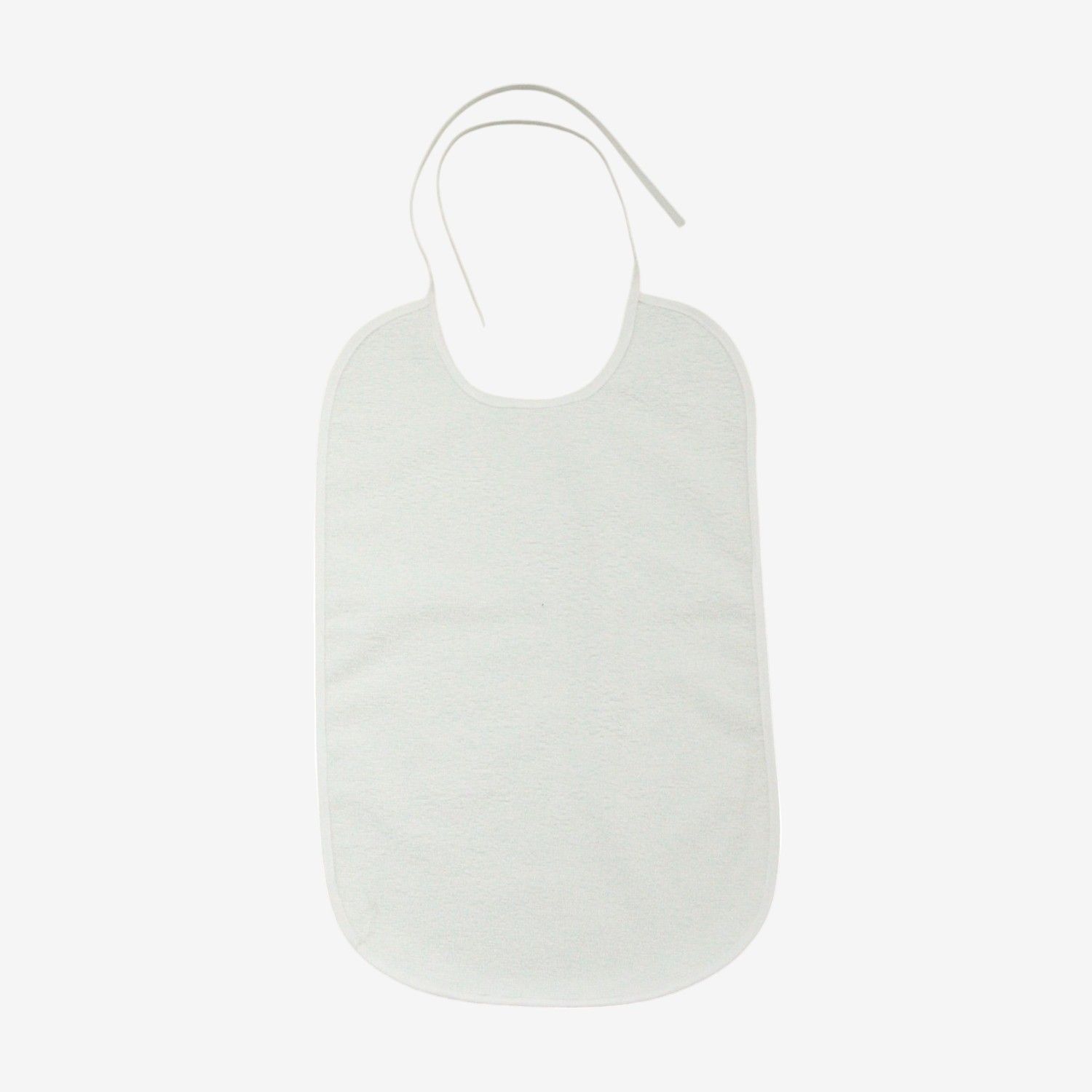 Babero geriátrico ajustable con tejido absorbente