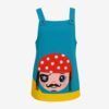Bata de Maestra Infantil Pirata Azul y Amarillo