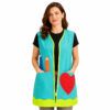 bata maestra corazon y lapices uniforme escolar personalizado