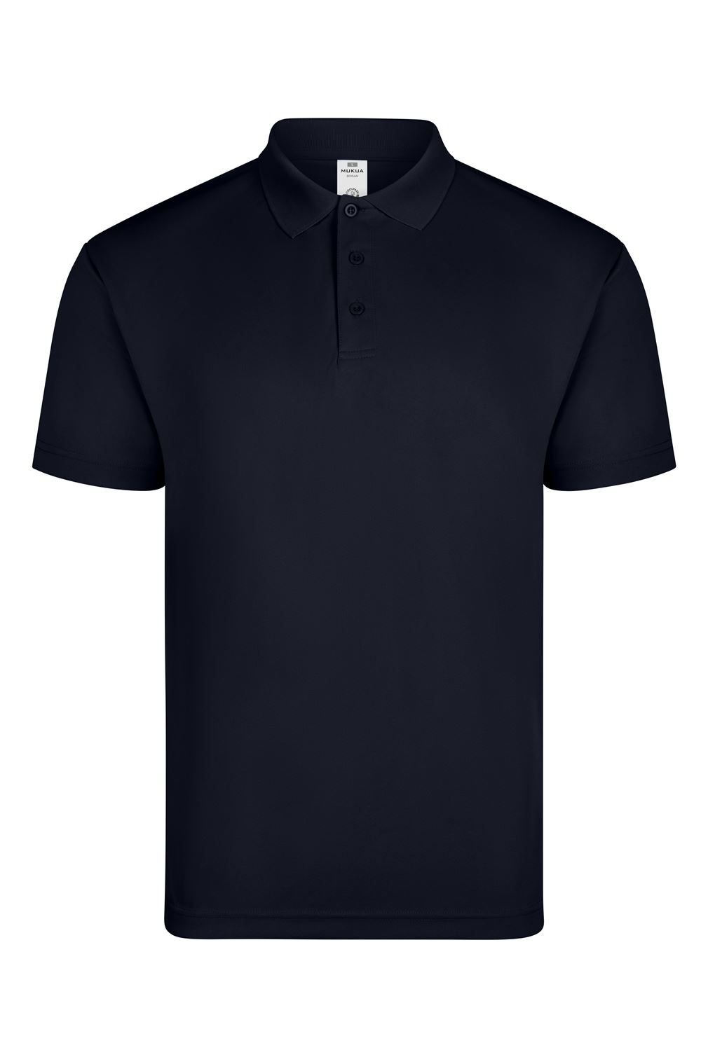 Polo técnico de manga corta para uniforme profesional, tejido transpirable y resistente, ideal para trabajos activos o de atención al público.