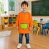 Baby escolar unisex naranja personalizado para guardería