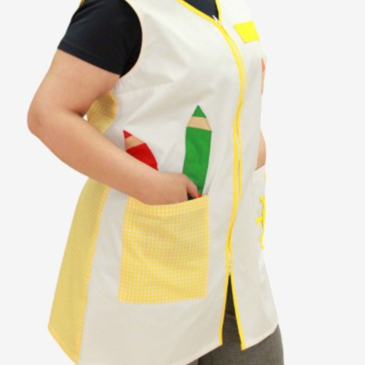 Bata maestra infantil Sol y Lápices para guardería