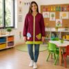 Bata Maestra Dibujo de Caracol en Popelín Galaxy | UniforGran