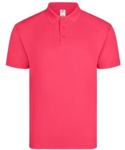 Polo técnico de manga corta para uniforme profesional, tejido transpirable y resistente, ideal para trabajos activos o de atención al público.