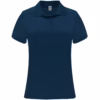Polo Monzha Mujer en color azul marino, ideal para uniforme profesional, cómodo y transpirable.