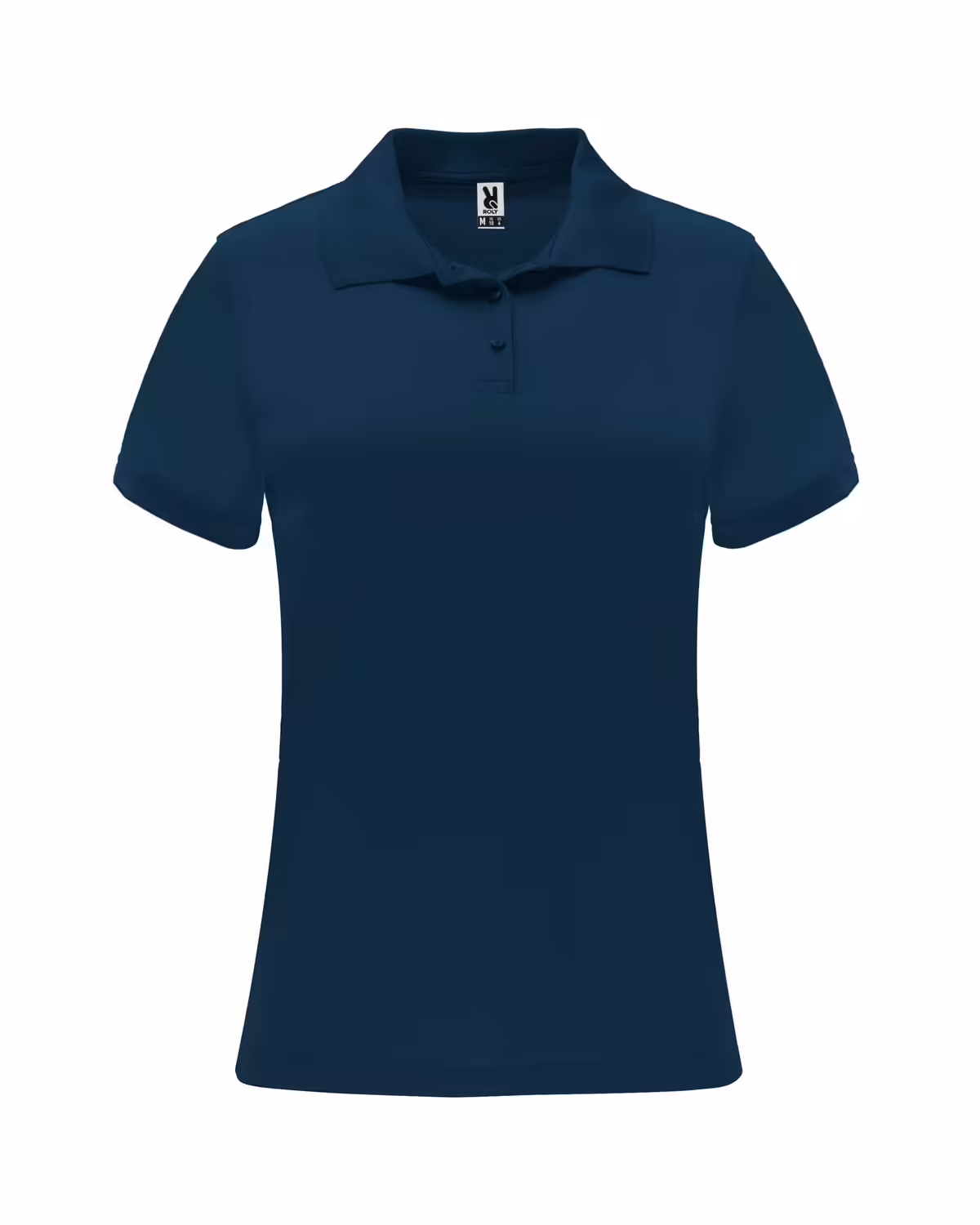 Polo Monzha Mujer en color azul marino, ideal para uniforme profesional, cómodo y transpirable.