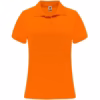 Polo Monzha Mujer en color naranja flúor, ideal para uniforme profesional, cómodo y transpirable.