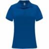 Polo Monzha Mujer en color azul, ideal para uniforme profesional, cómodo y transpirable.