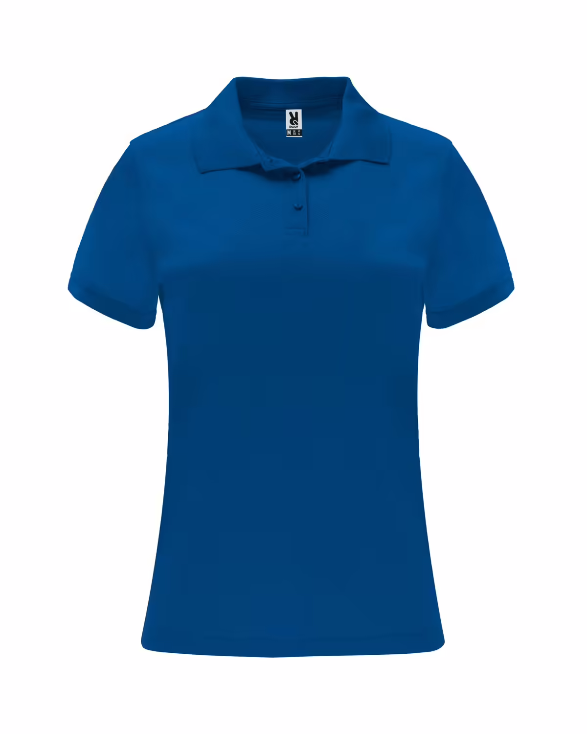 Polo Monzha Mujer en color azul, ideal para uniforme profesional, cómodo y transpirable.