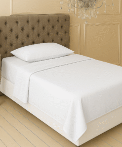 Sábana encimera 0.90 lisa blanca marca orca