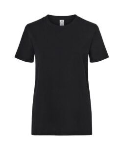 Camisetas básicas de manga corta para mujer modelo 155 de Mukua Velilla, disponibles en varios colores y tallas, fabricadas en algodón 100% transpirable, ideales para uso diario o laboral.