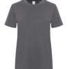 Camisetas básicas de manga corta para mujer modelo 155 de Mukua Velilla, disponibles en varios colores y tallas, fabricadas en algodón 100% transpirable, ideales para uso diario o laboral.