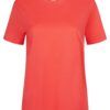 Camisetas básicas de manga corta para mujer modelo 155 de Mukua Velilla, disponibles en varios colores y tallas, fabricadas en algodón 100% transpirable, ideales para uso diario o laboral.