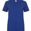 Camisetas básicas de manga corta para mujer modelo 155 de Mukua Velilla, disponibles en varios colores y tallas, fabricadas en algodón 100% transpirable, ideales para uso diario o laboral.