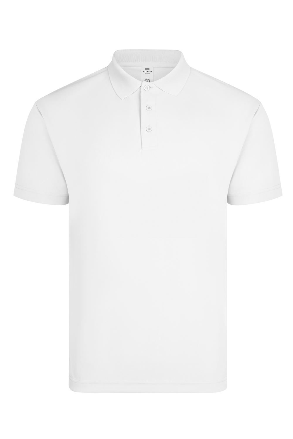 Polo técnico de manga corta para uniforme profesional, tejido transpirable y resistente, ideal para trabajos activos o de atención al público.