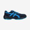 Zapatillas de seguridad J’hayber Indianapolis en color azul marino con puntera de acero y suela antideslizante.
