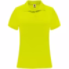 Polo Monzha Mujer en color amarillo flúor, ideal para uniforme profesional, cómodo y transpirable.