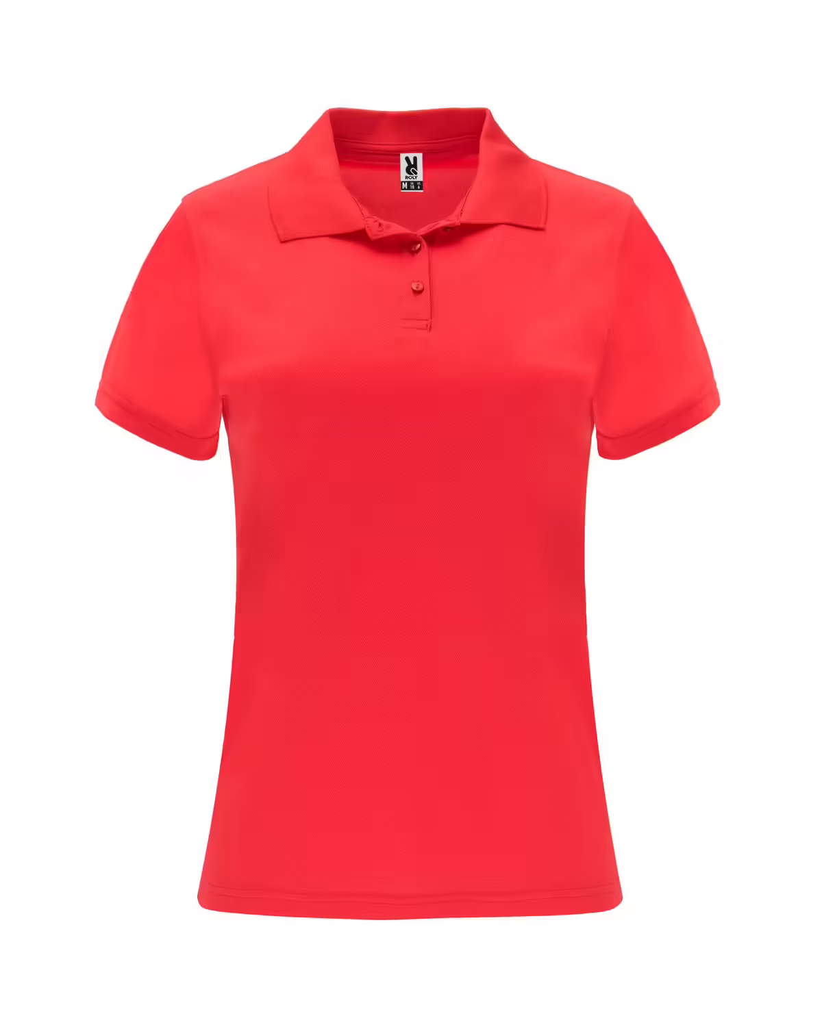 Polo Monzha Mujer en color rojo, ideal para uniforme profesional, cómodo y transpirable.