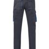 Pantalón Stretch Bicolor Velilla Negro/Celeste