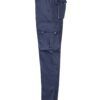 Pantalón de trabajo stretch multibolsillos bicolor en combinación Azul Navy/Celeste, modelo Velilla 103024S