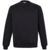 Sudadera de trabajo con cuello redondo Velilla 105701 en color negro, resistente y cómoda para uso laboral diario