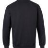 Sudadera de trabajo con cuello redondo Velilla 105701 en color negro, resistente y cómoda para uso laboral diario