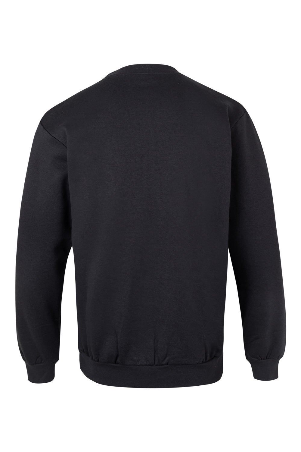 Sudadera de trabajo con cuello redondo Velilla 105701 en color negro, resistente y cómoda para uso laboral diario