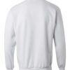 Sudadera de trabajo con cuello redondo Velilla 105701 en color blanco, resistente y cómoda para uso laboral diario