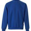 Sudadera de trabajo con cuello redondo Velilla 105701 en color azulina, resistente y cómoda para uso laboral diario