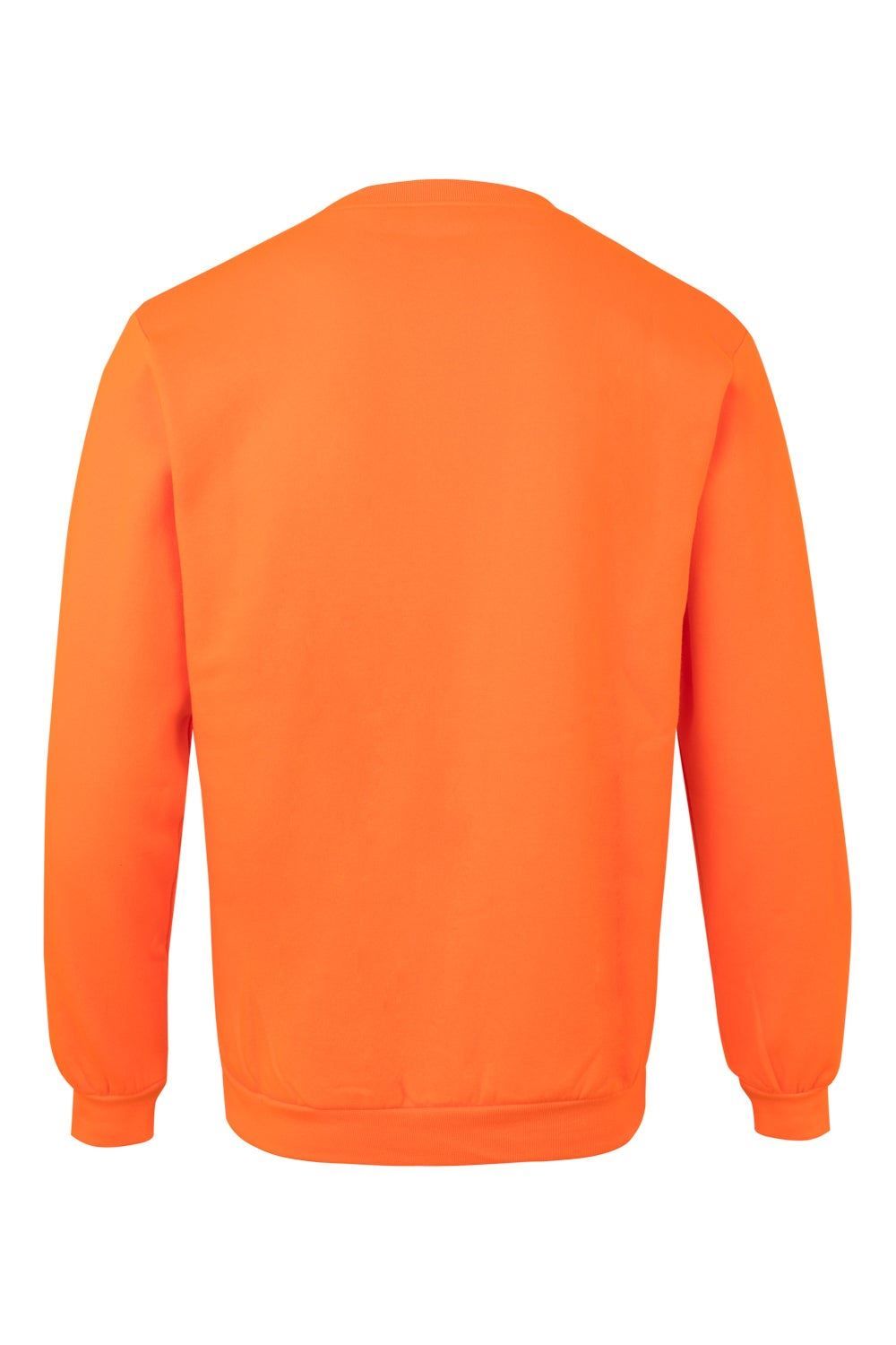 Sudadera de trabajo con cuello redondo Velilla 105701 en color naranja, resistente y cómoda para uso laboral diario
