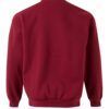 Sudadera de trabajo con cuello redondo Velilla 105701 en color granate, resistente y cómoda para uso laboral diario