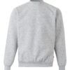 Sudadera de trabajo con cuello redondo Velilla 105701 en color gris jaspeado, resistente y cómoda para uso laboral diario